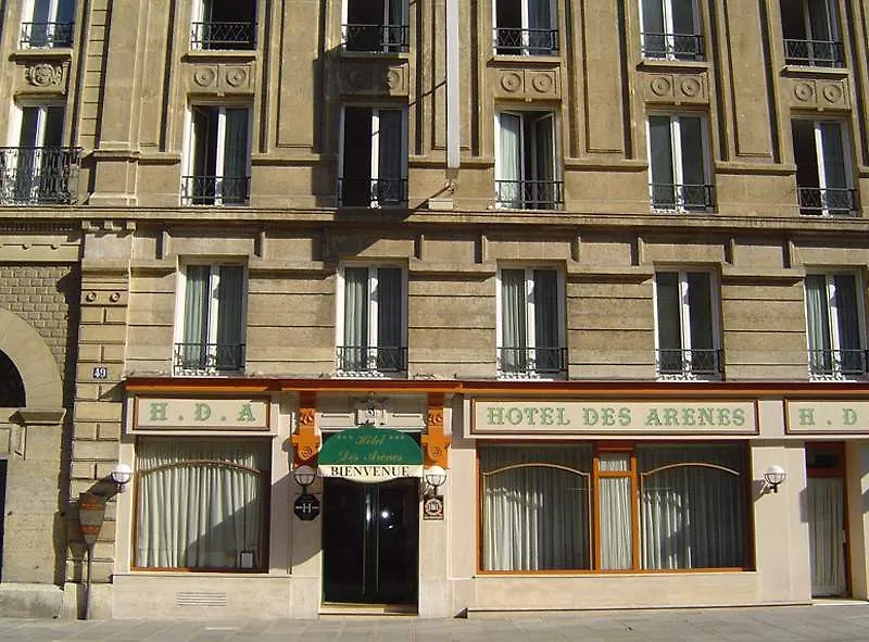 ***  Hotel Des Arenes Paris France